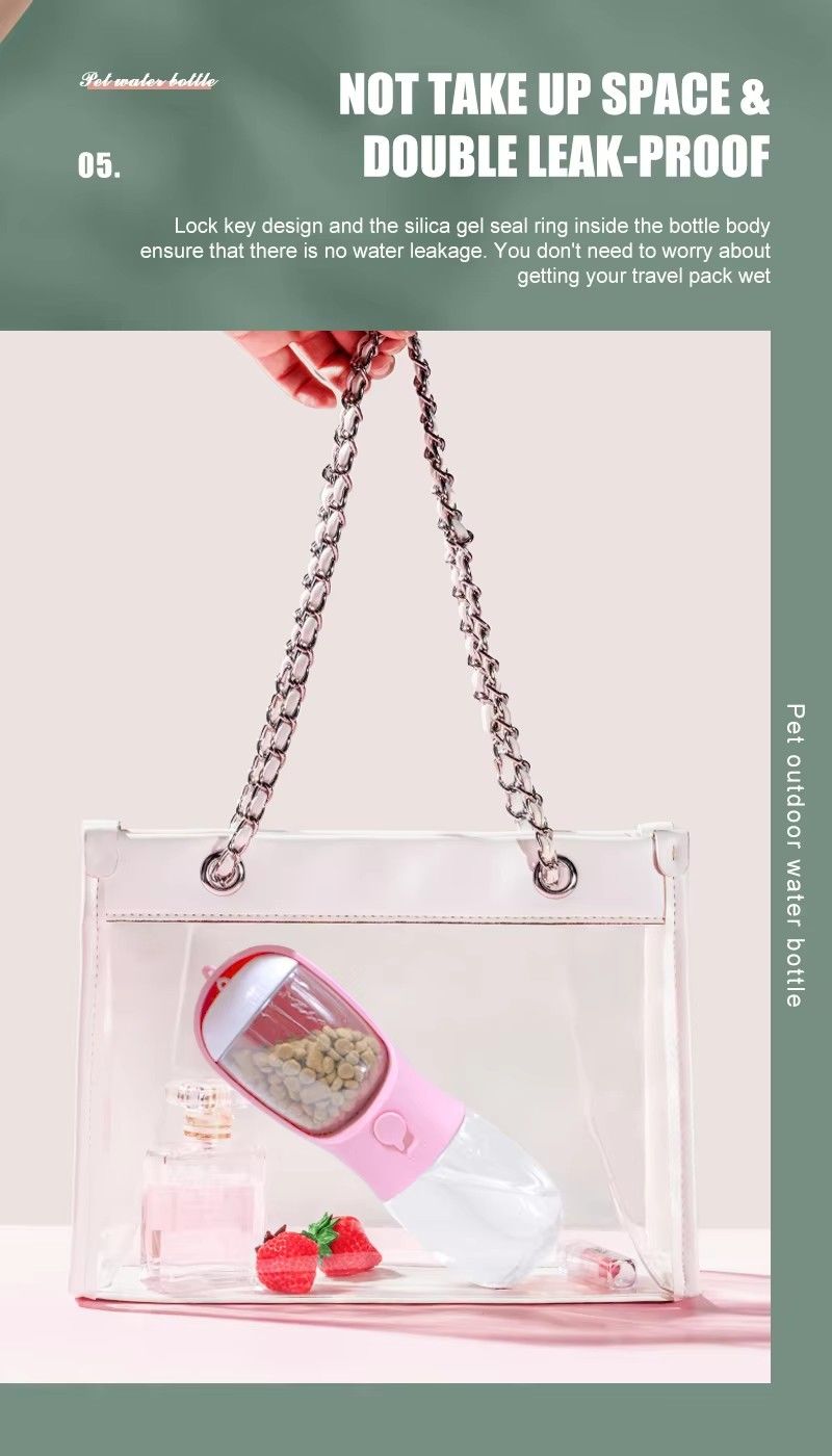 portable pet water bottle