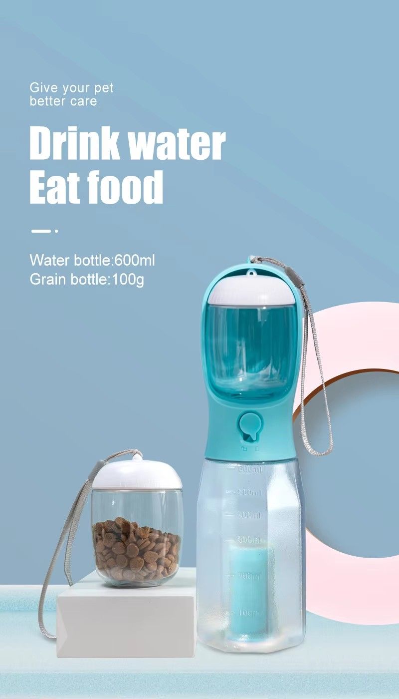 travel dog water bottle