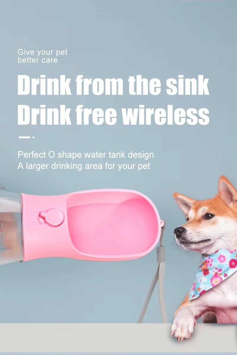travel dog water bottle