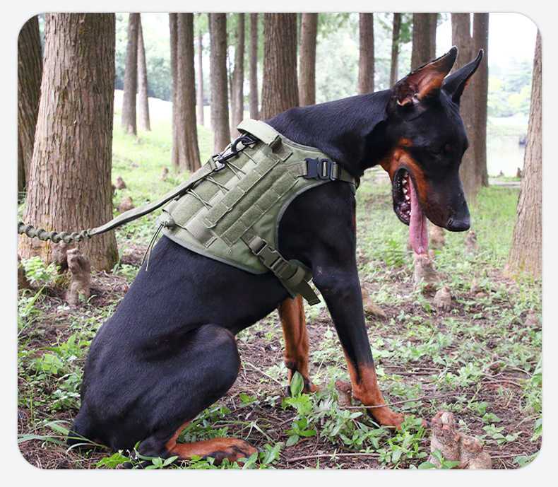 Tactical Dog Harness No Pull Pet Training Vest Padded - Image 3